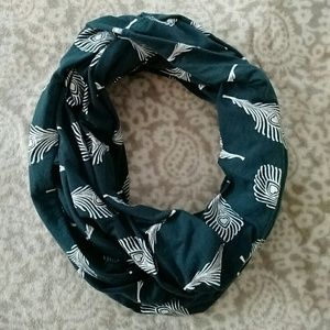 Teal infinity nursing scarf